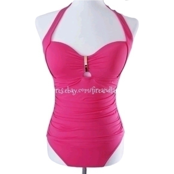 TOMMY BAHAMA MELON SWIMSUIT SZ S 4 - Picture 2 of 7